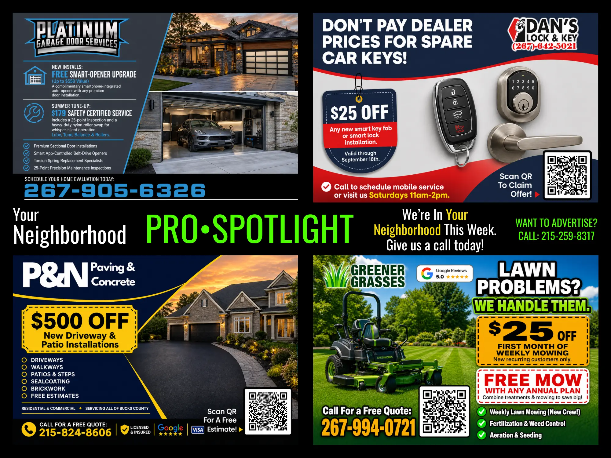 Pro Spotlight Mailer Back